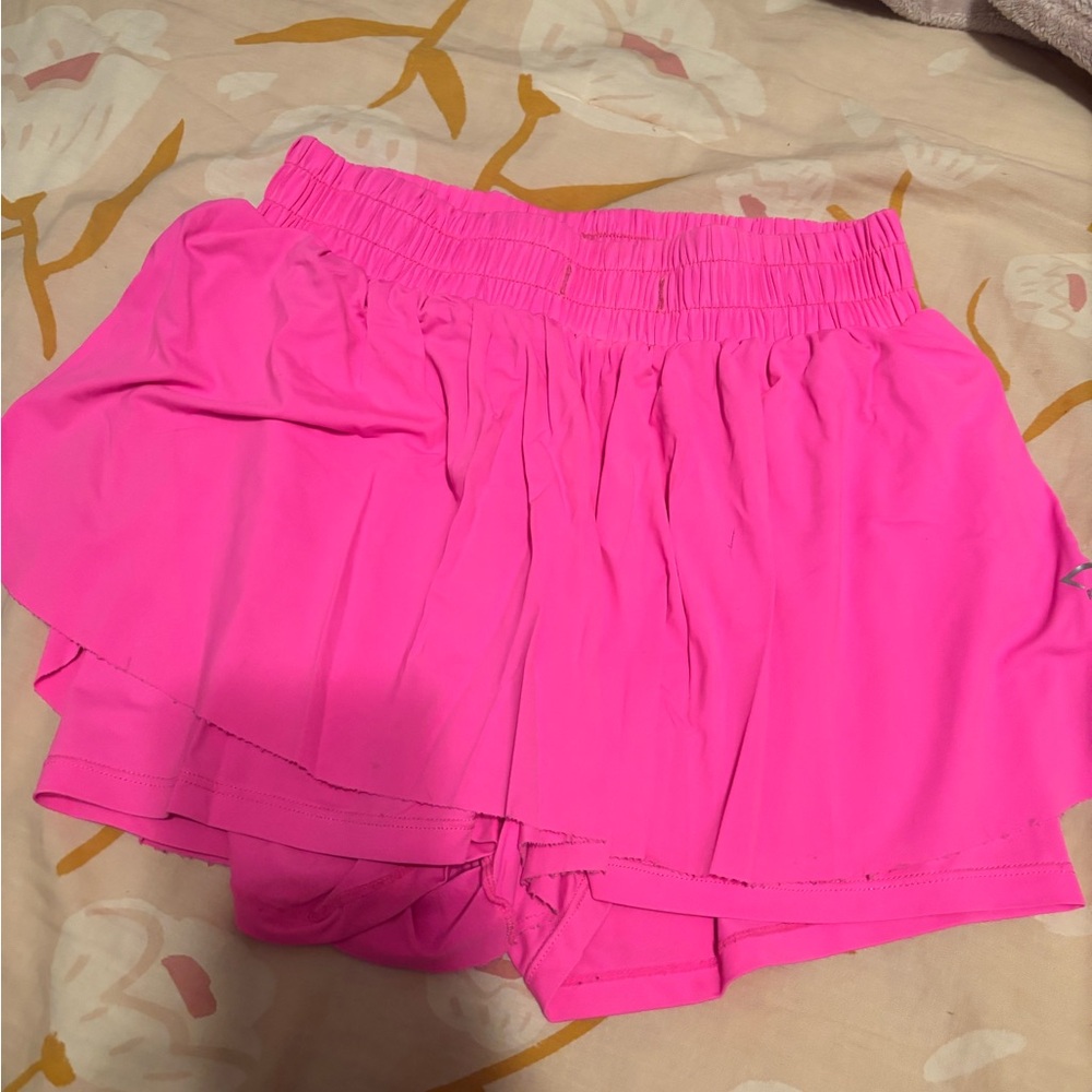 Pink Butterfly Shorts
